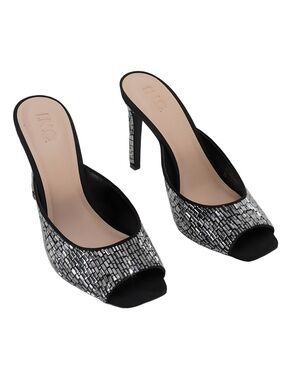 I.N.C. International Concepts Black Bling Sandals Size 9.5